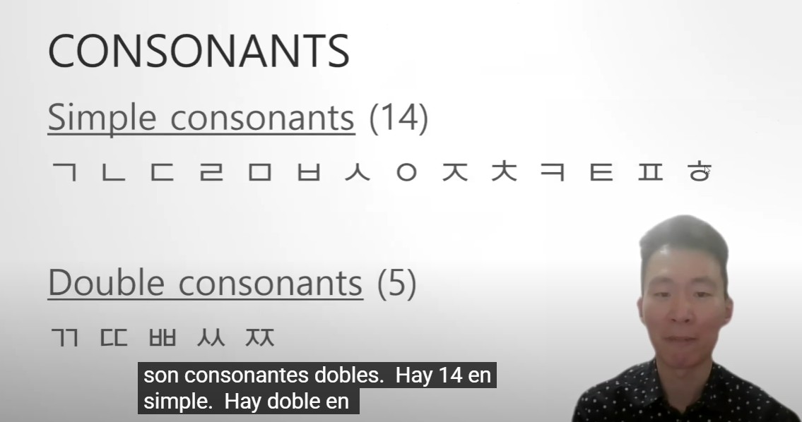 Basic korean letters